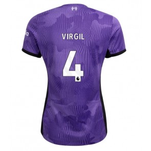 Liverpool Virgil van Dijk #4 Tredje trøje Dame 2023-24 Kort ærmer